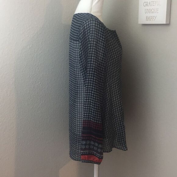 Sanctuary Sheer Long Sleeve Blouse - Picture 4 of 6